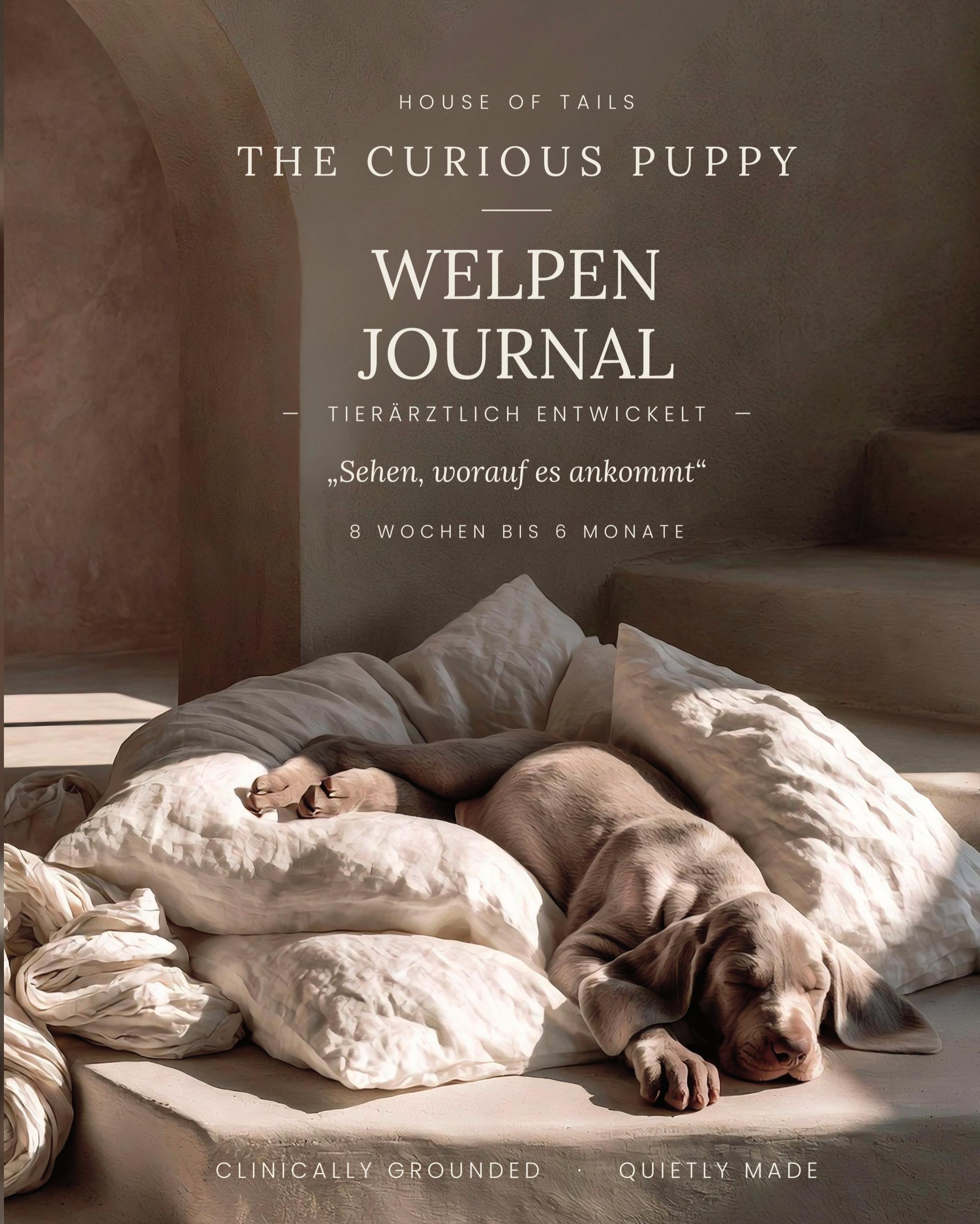 The Curious Puppy — Cover des tierärztlich entwickelten Journals